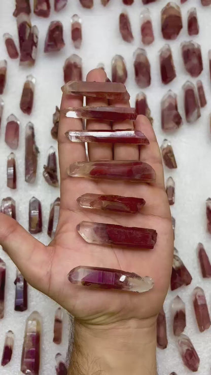 Sunset Quartz Points