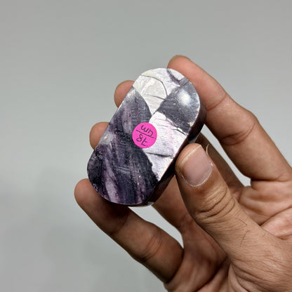 Gem Lepidolite Palmstone (1KG)