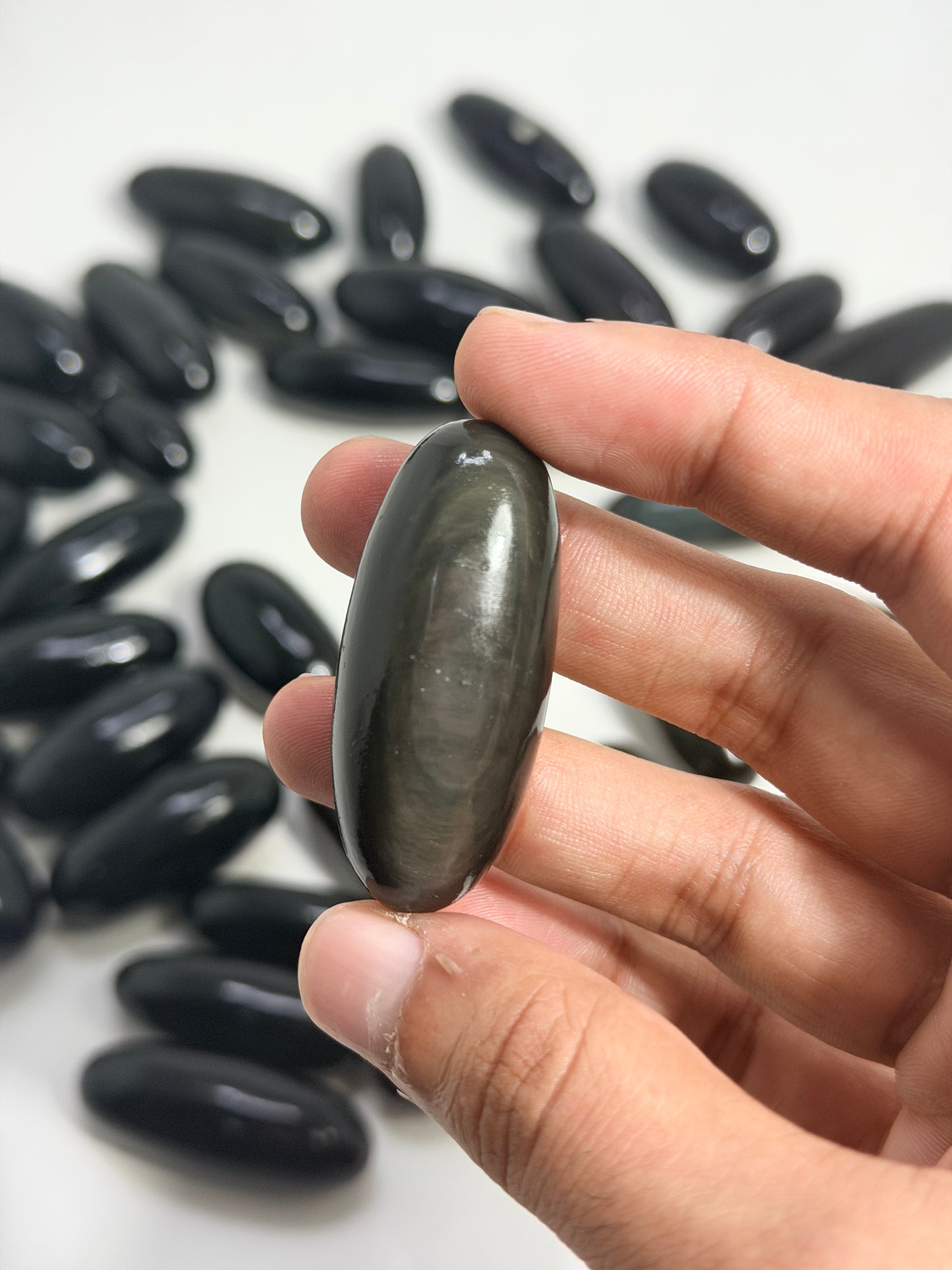 Rainbow Obsidian Shivalingam