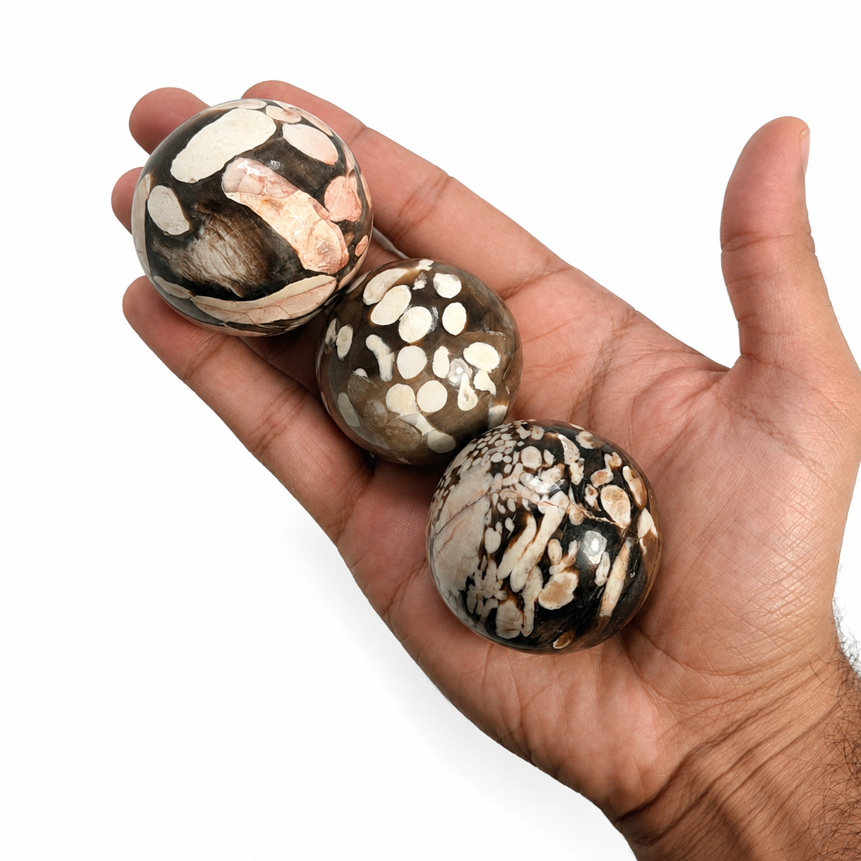 Peanut Wood Spheres