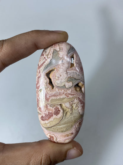 Rhodochrosite Palmstone