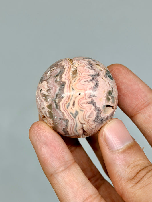 Rhodochrosite Sphere