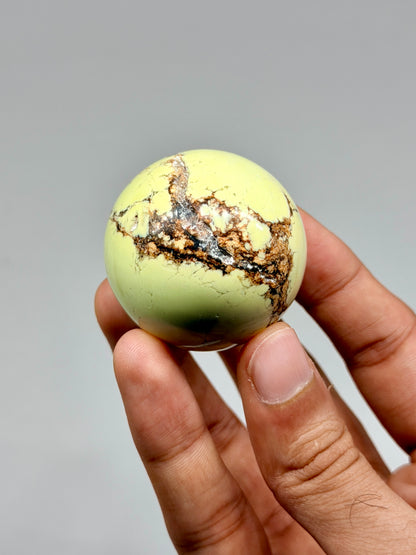 Citron Chrysoprase Sphere