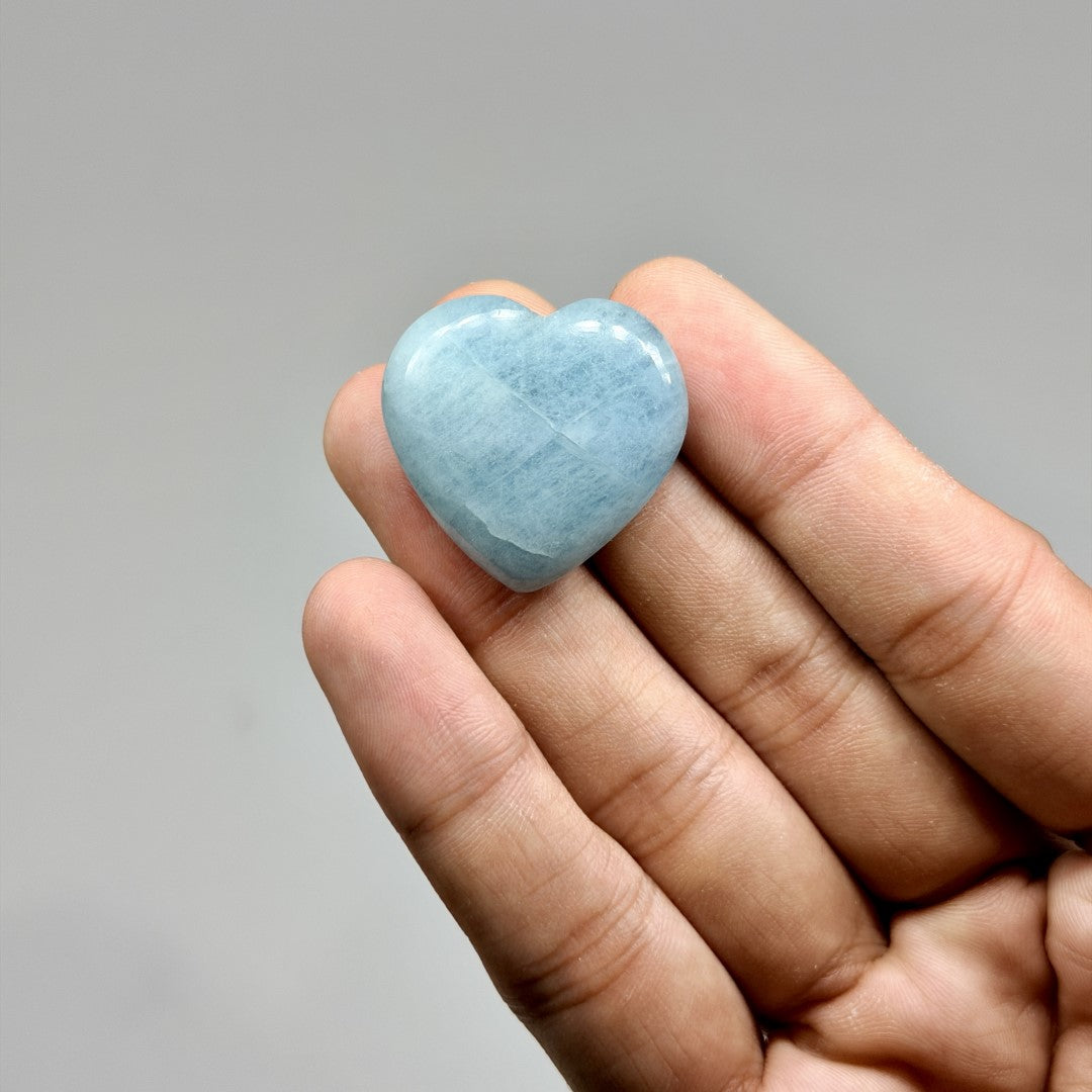 Aquamarine Mini Heart