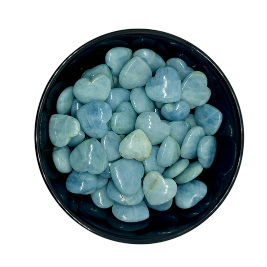 Mini Aquamarine Heart