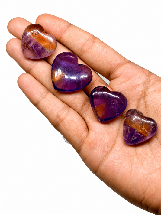 Ametrine Mini Heart