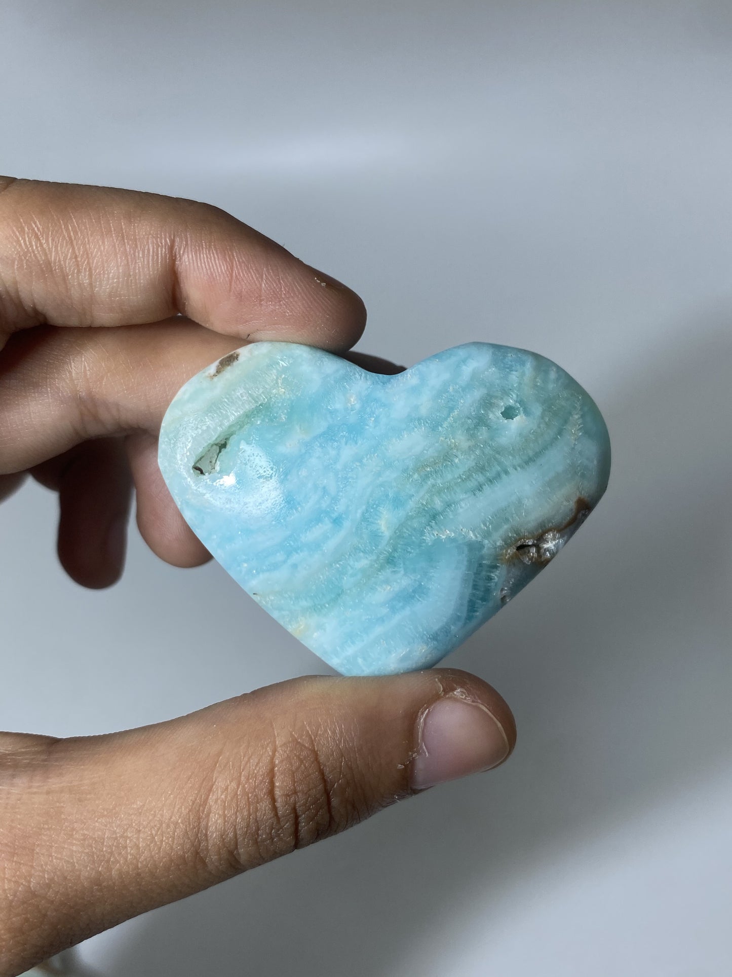 Caribbean Calcite Heart
