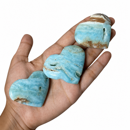 Caribbean Calcite Heart