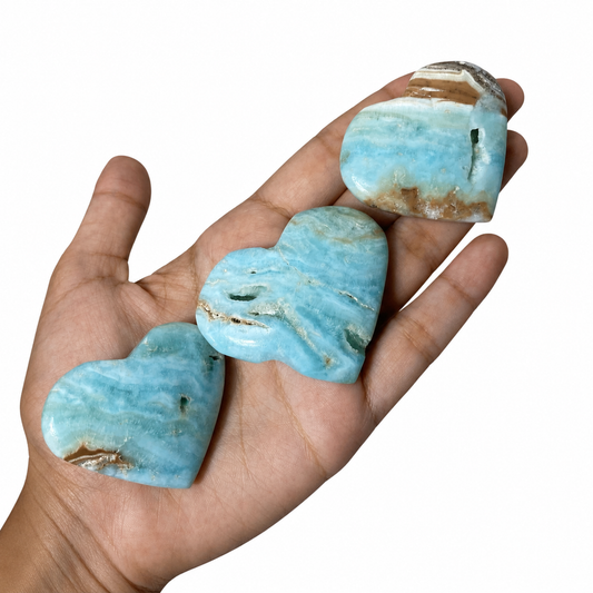 Caribbean Calcite Heart