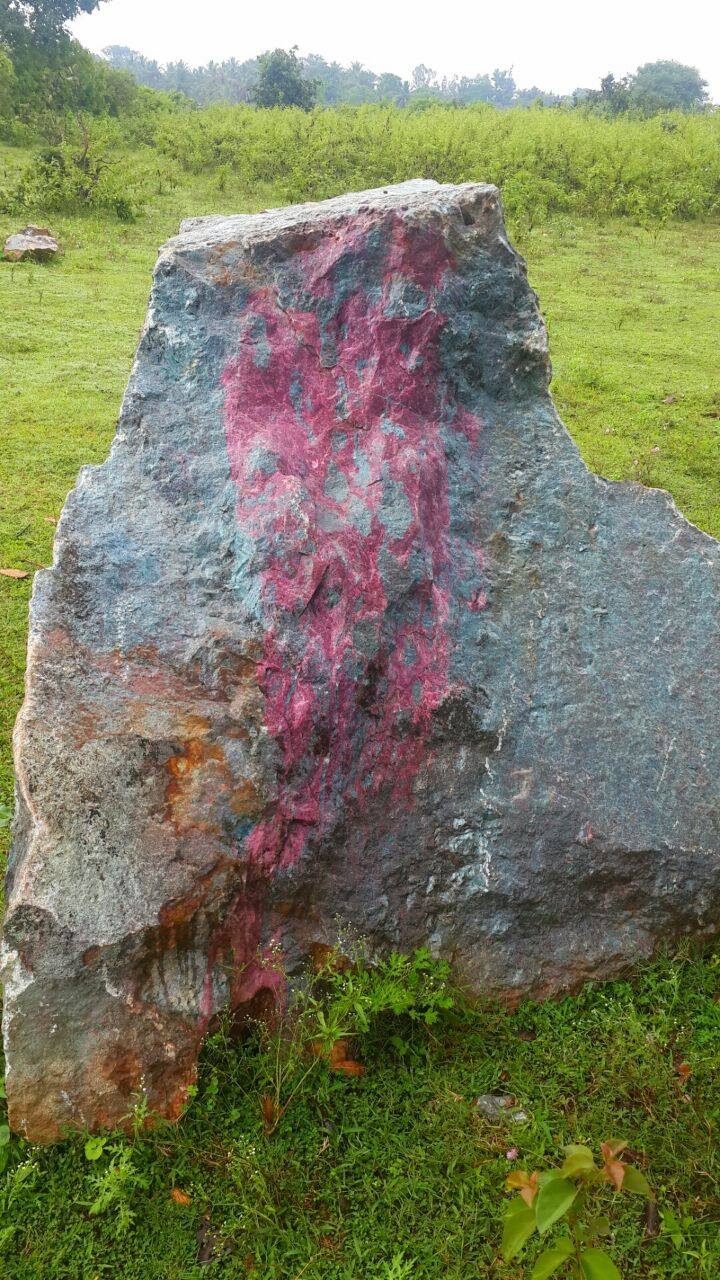 ruby kyanite boulder